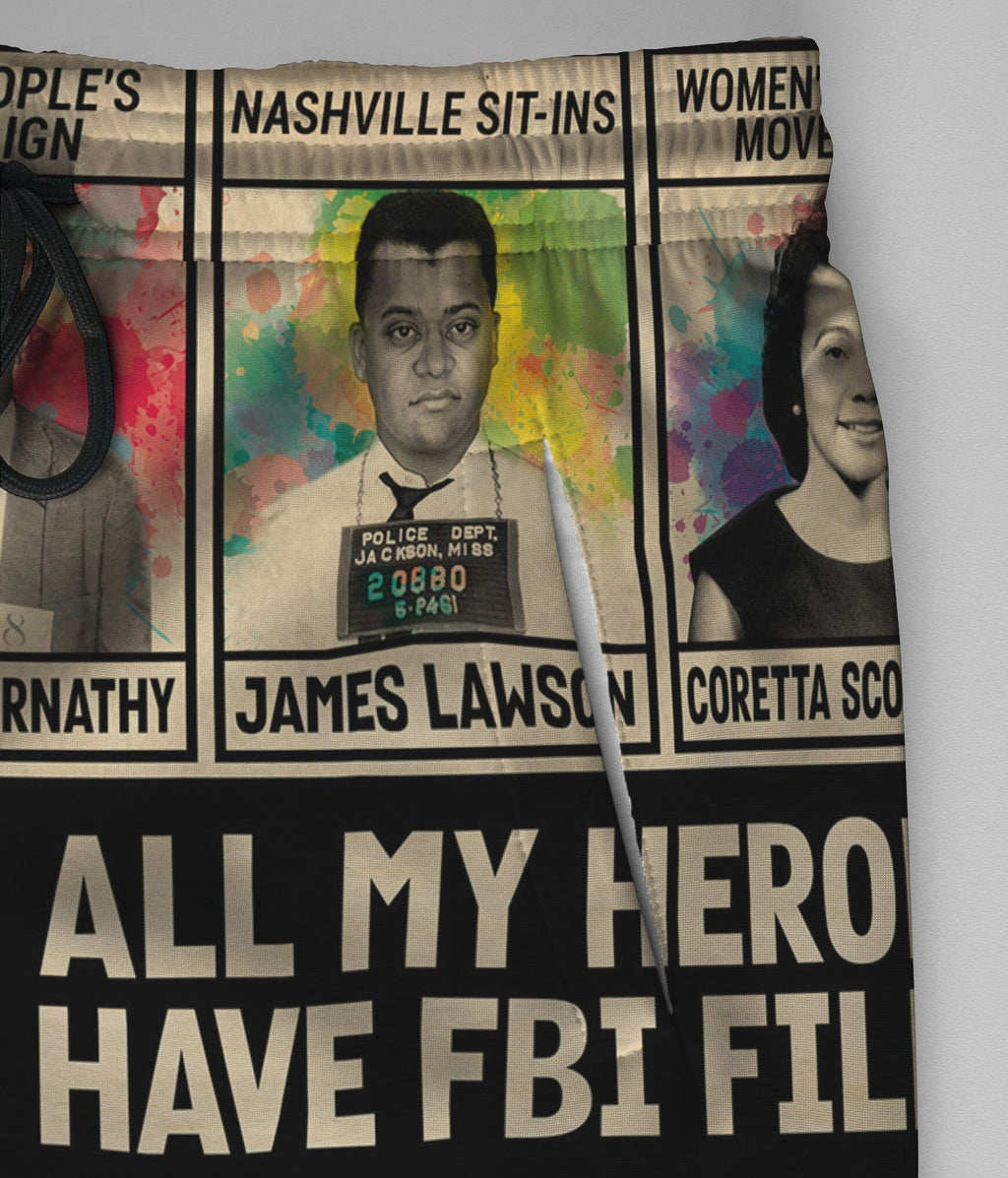 All My Heroes Have FBI Files Joggers Joggers Tianci 