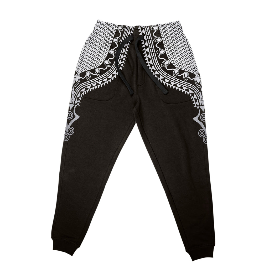 Printed Dashiki Color Black Joggers Joggers Tianci 