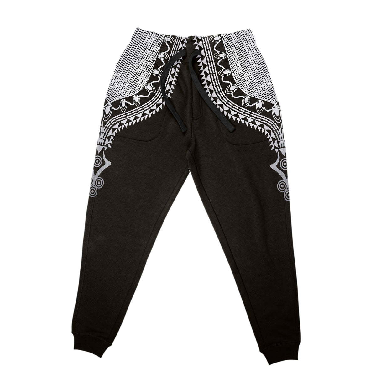 Printed Dashiki Color Black Joggers Joggers Tianci 