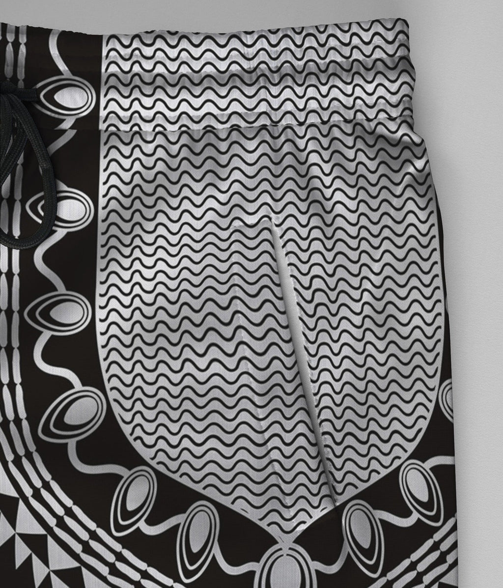 Printed Dashiki Color Black Joggers Joggers Tianci 