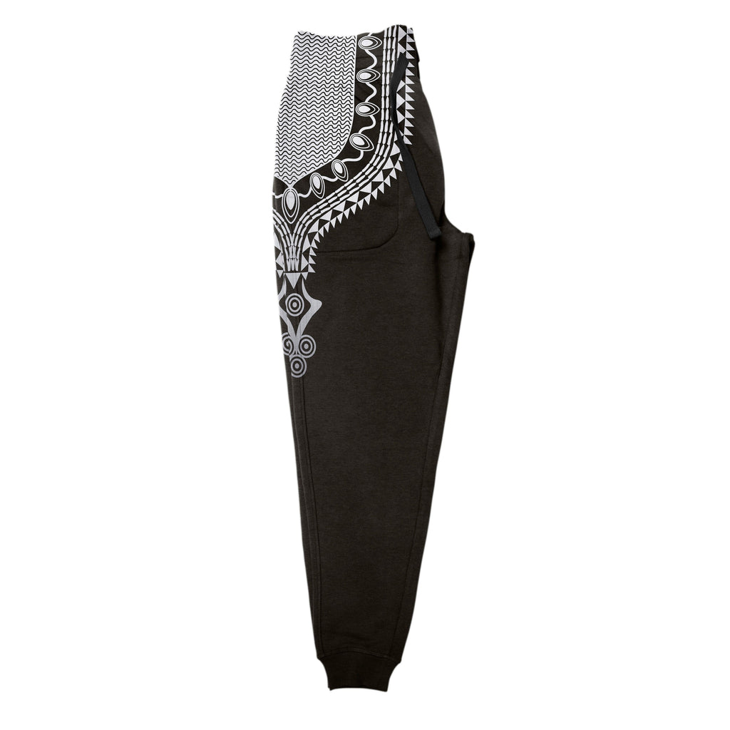 Printed Dashiki Color Black Joggers Joggers Tianci 