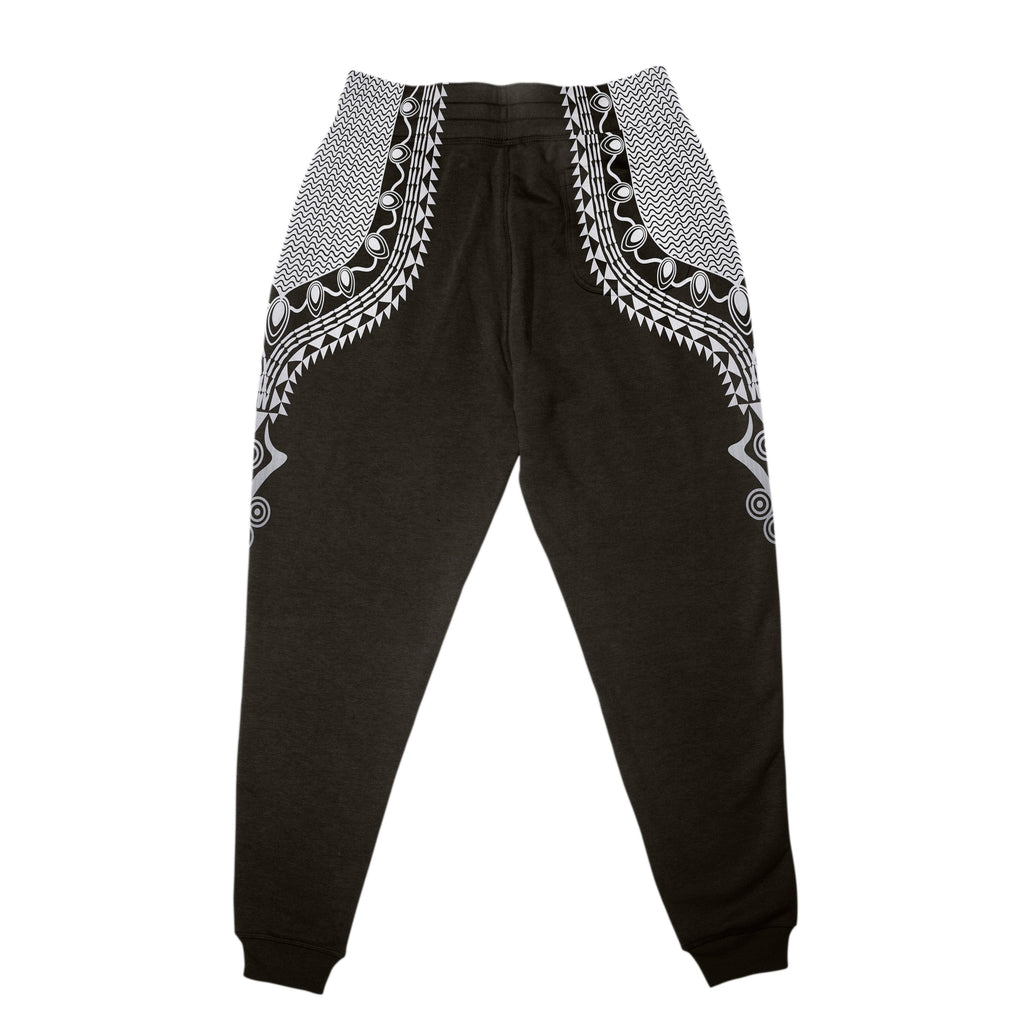 Printed Dashiki Color Black Joggers Joggers Tianci 