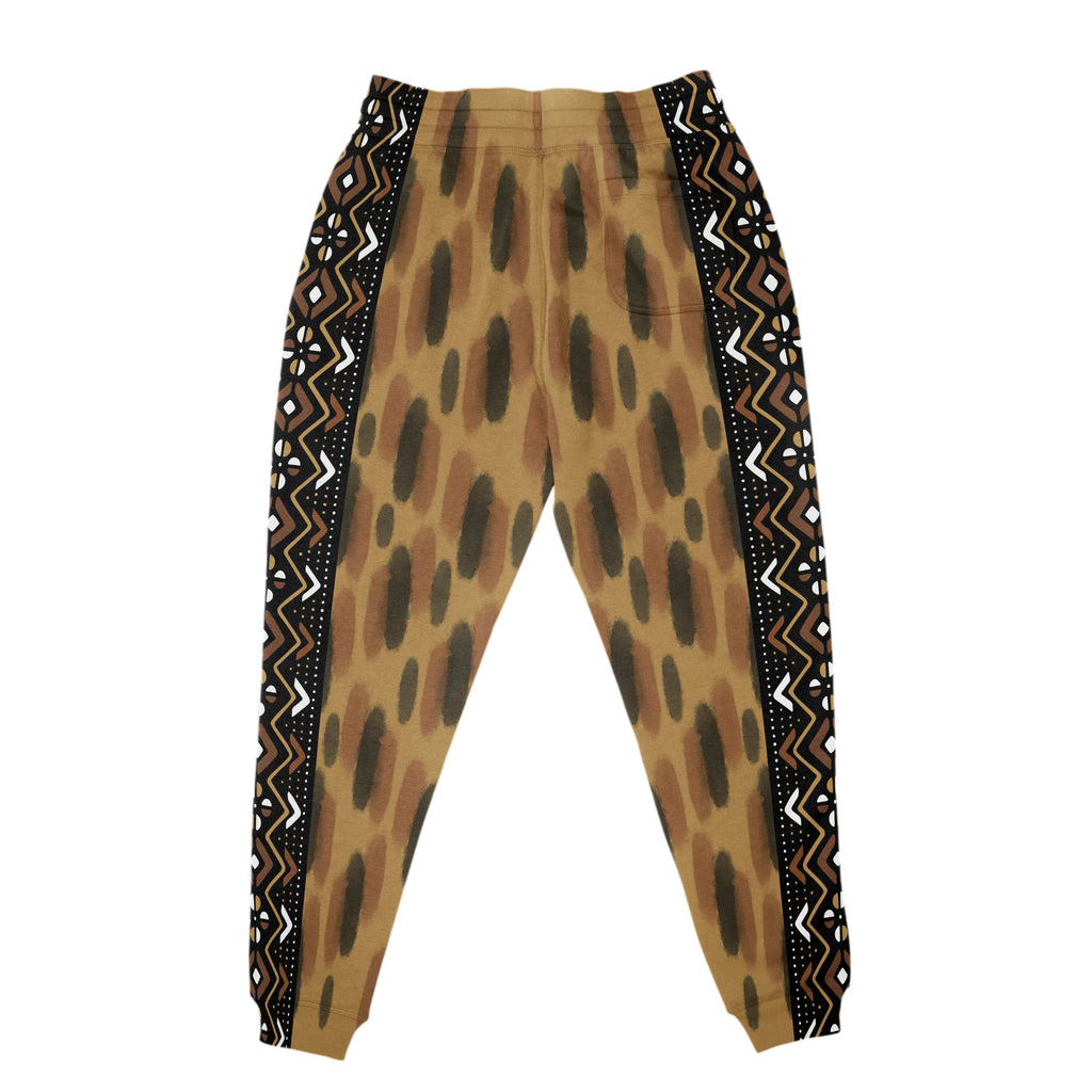 Printed Mud Cloth and Adinkra Symbol Joggers Joggers Tianci 