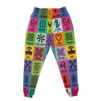 Multi Color Adinkra Symbols Joggers Joggers Tianci 