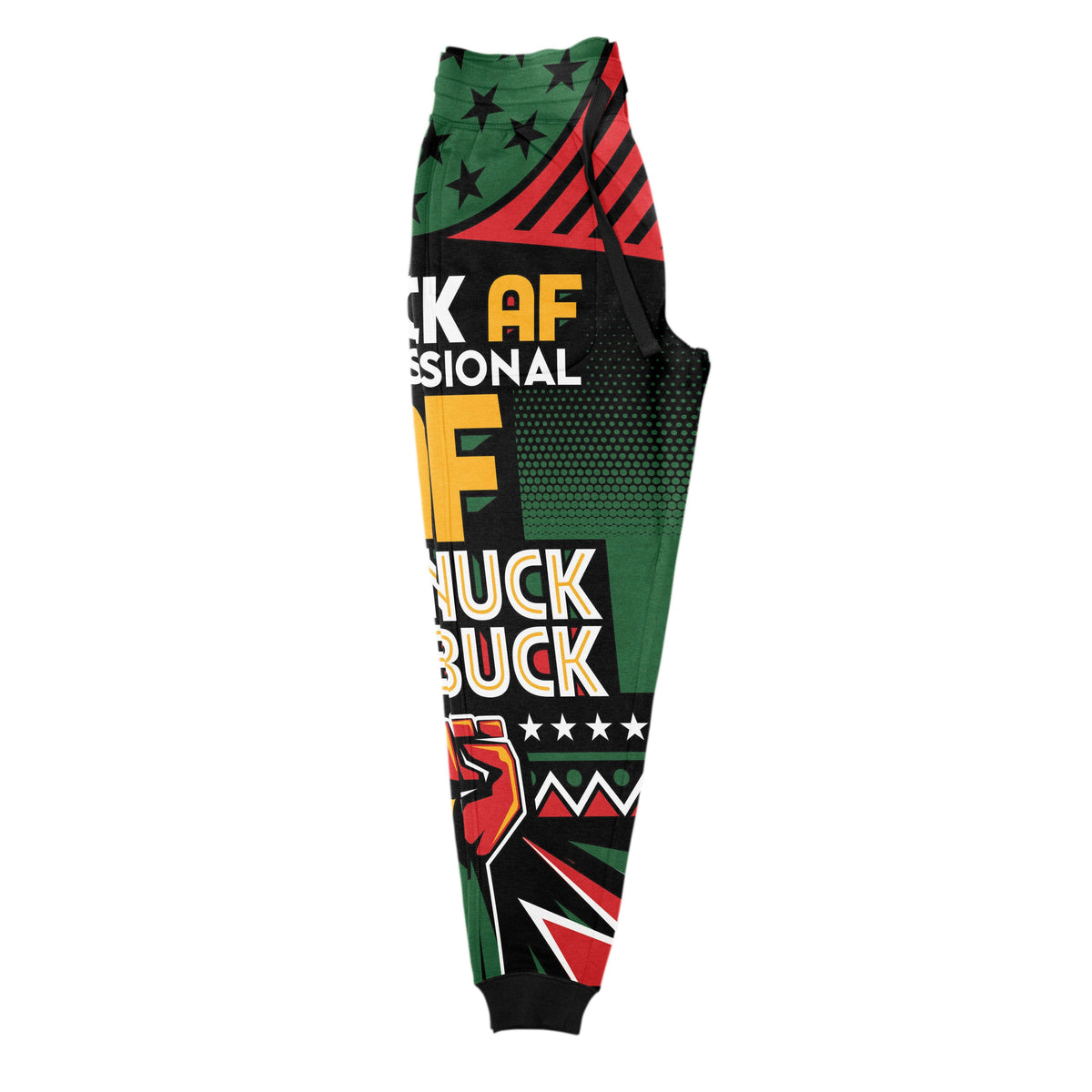 Black AF Professional AF But Will Knuck If You Buck Joggers Joggers Tianci 