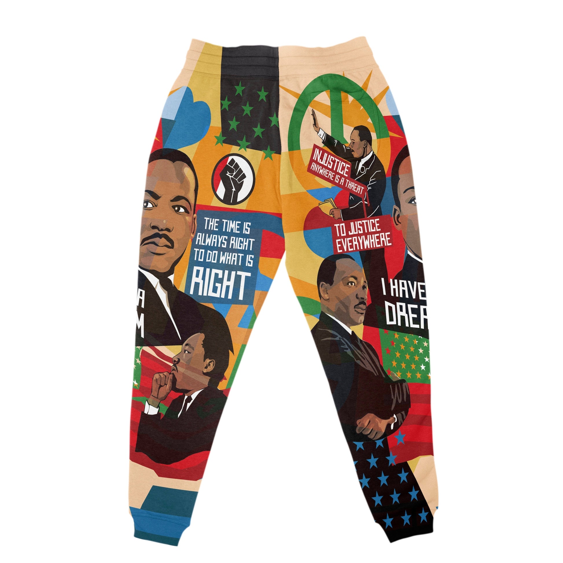MLK Vintage Poster Art All-over Hoodie And Joggers Set Hoodie Joggers Set Tianci 