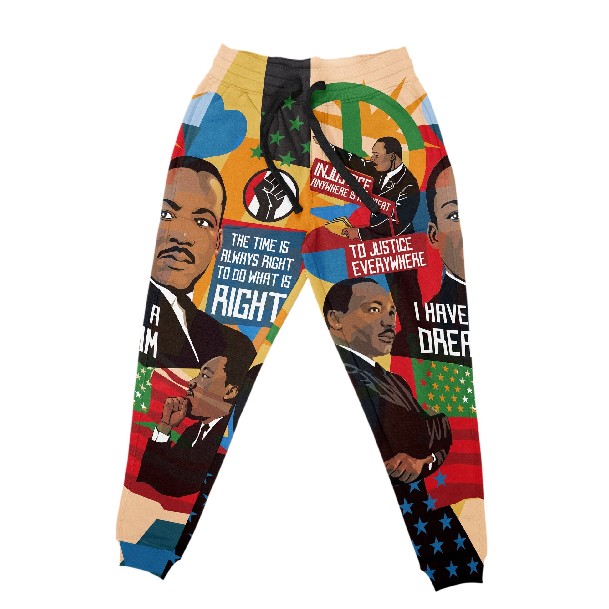 MLK Vintage Poster Art All-over Hoodie And Joggers Set Hoodie Joggers Set Tianci 