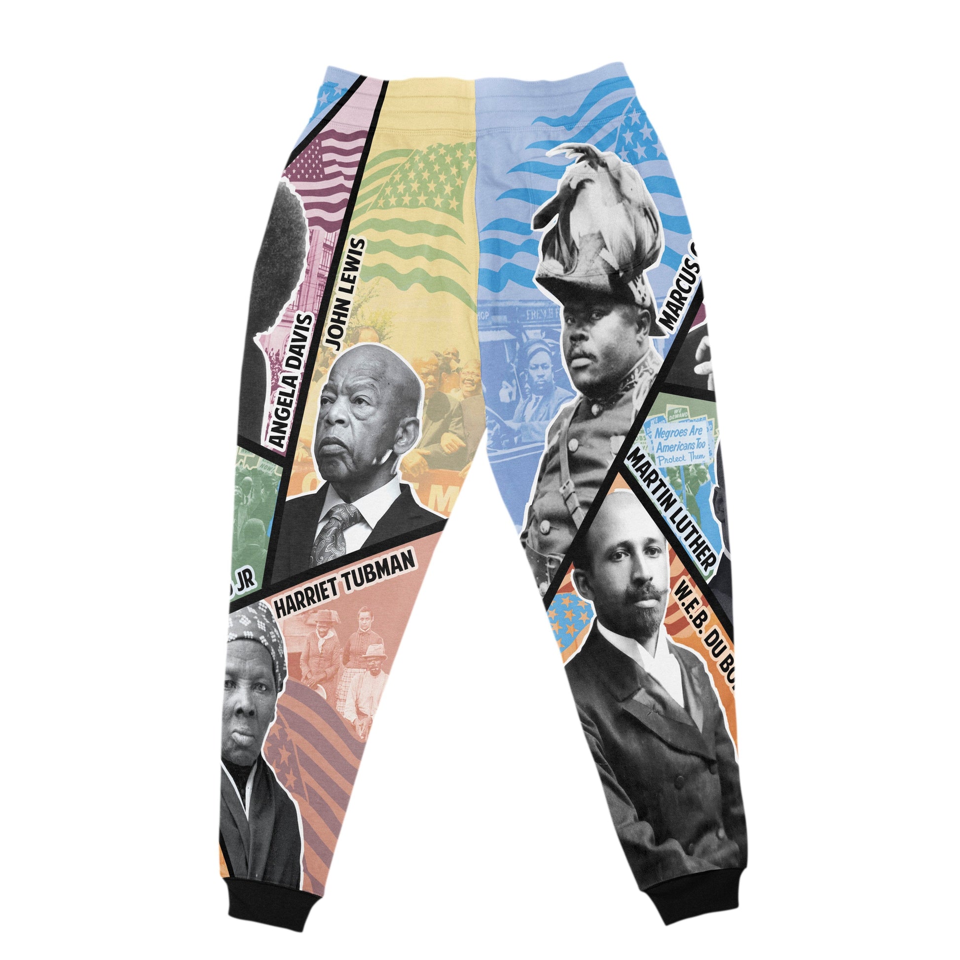 Civil Rights Icons All-over Hoodie And Joggers Set Hoodie Joggers Set Tianci 