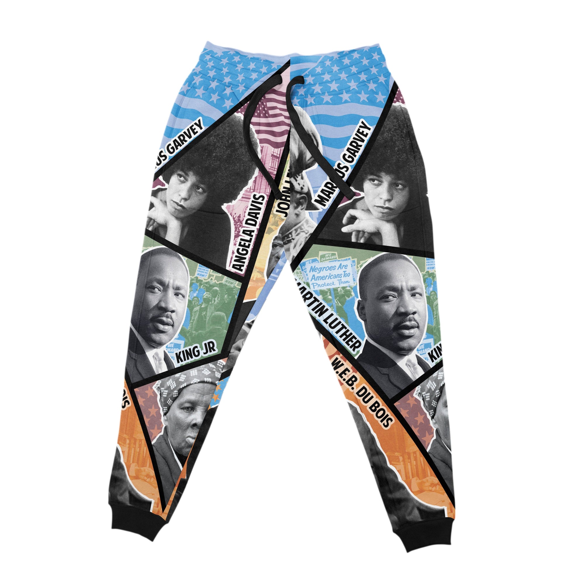 Civil Rights Icons All-over Hoodie And Joggers Set Hoodie Joggers Set Tianci 