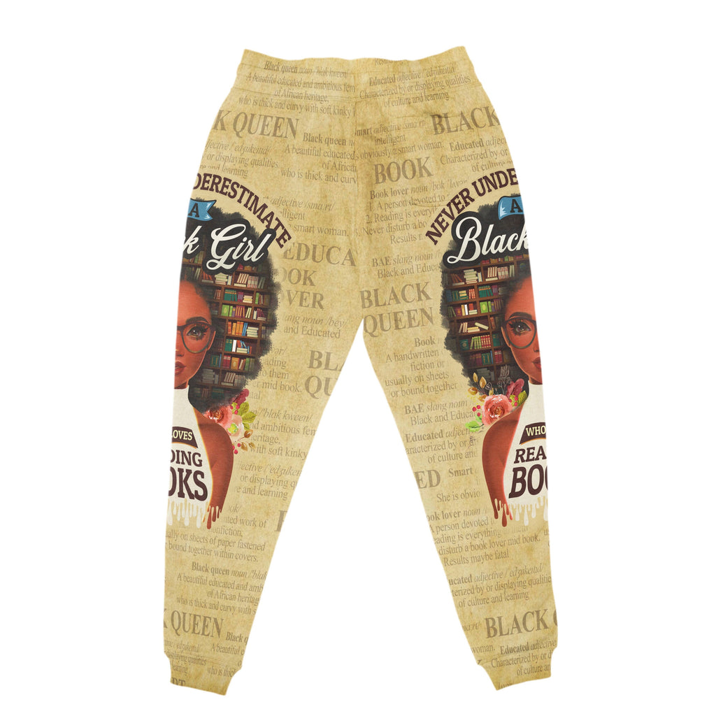 Never Underestimate A Book Lover Joggers Joggers Tianci 