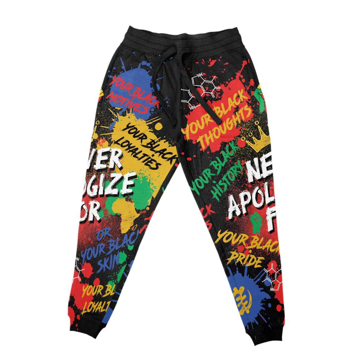 Never Apologize For Being Black Joggers Joggers Tianci 