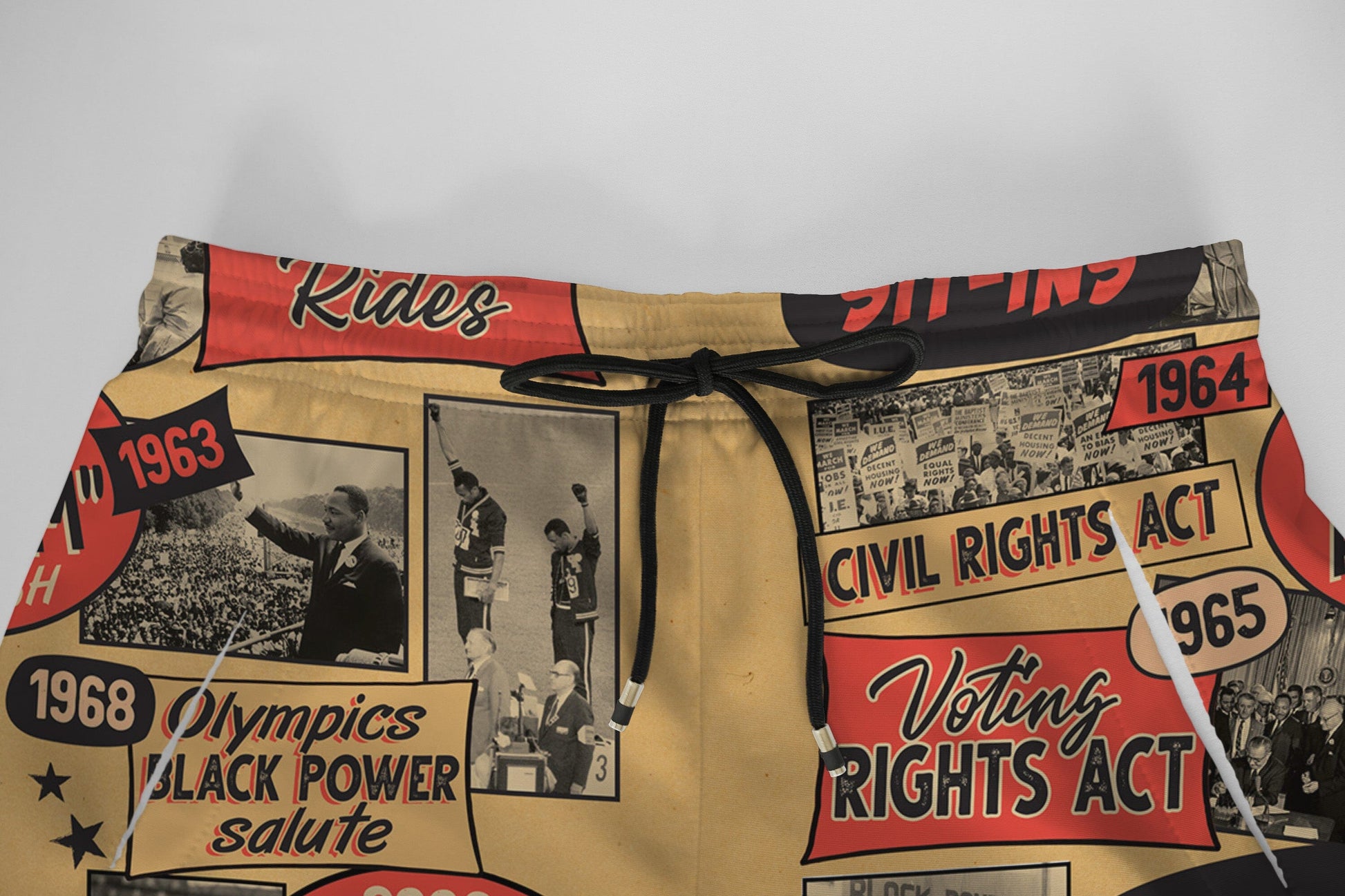 Civil Rights Events in 50s Style Joggers Joggers Tianci 
