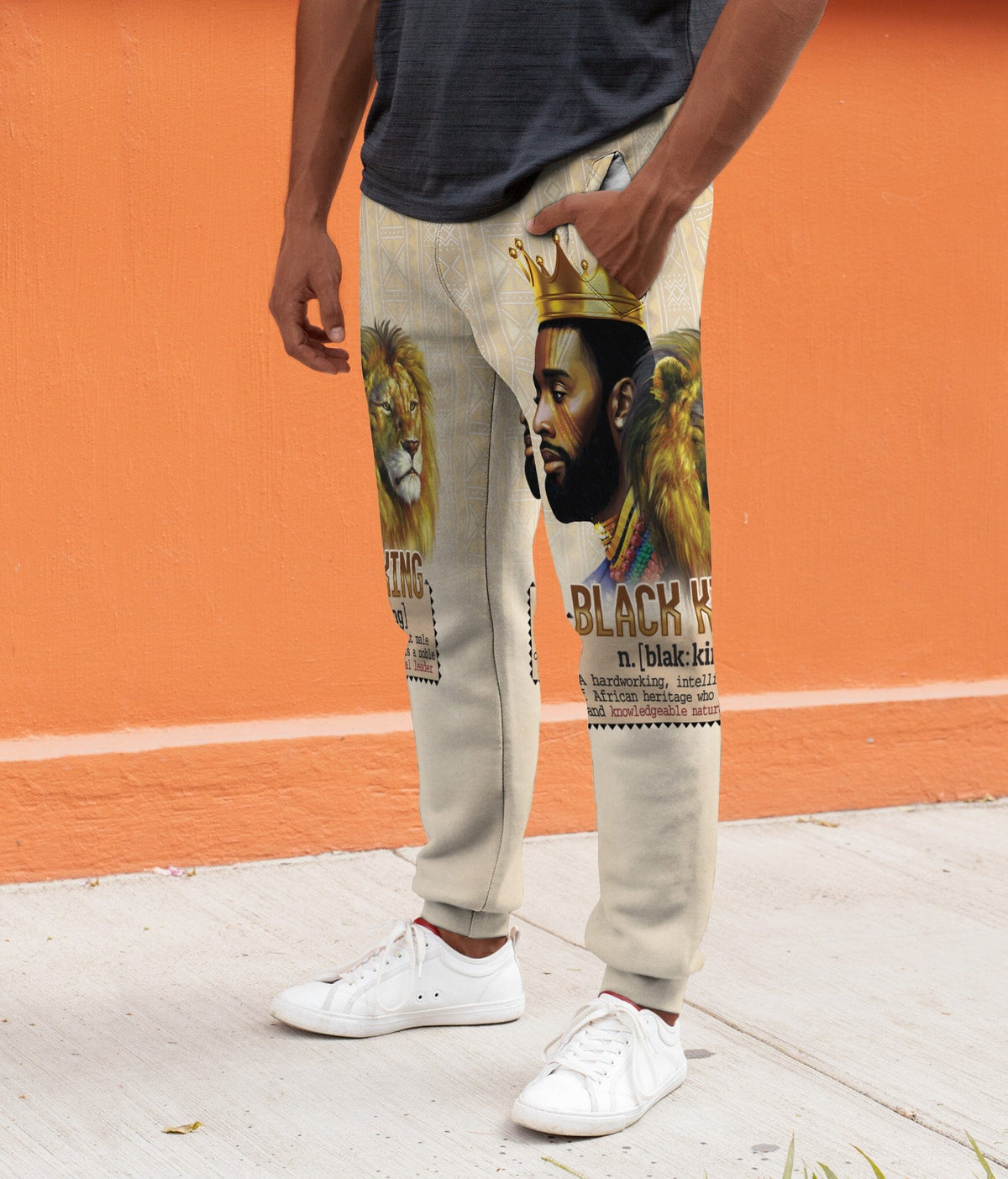 Lion Black King Joggers Joggers Tianci 