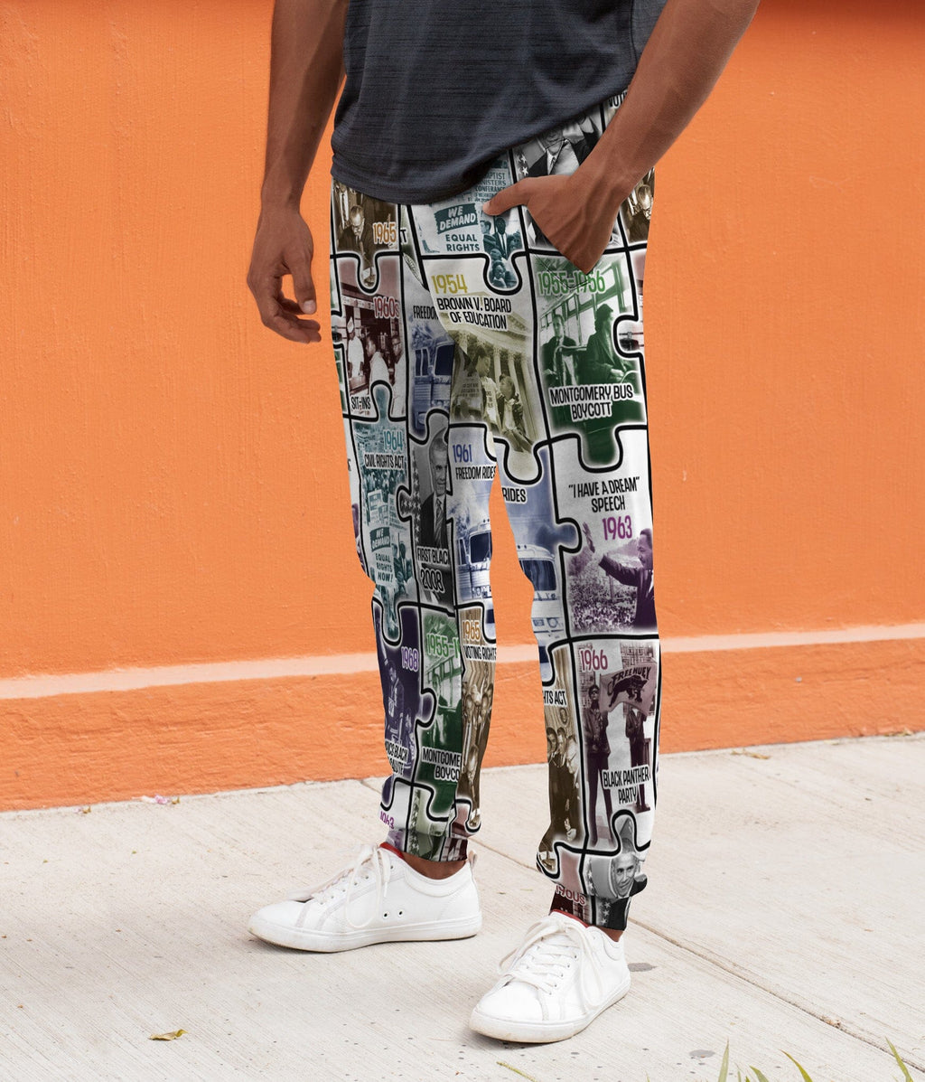 The Civil Rights Journey in Puzzle Joggers Joggers Tianci 