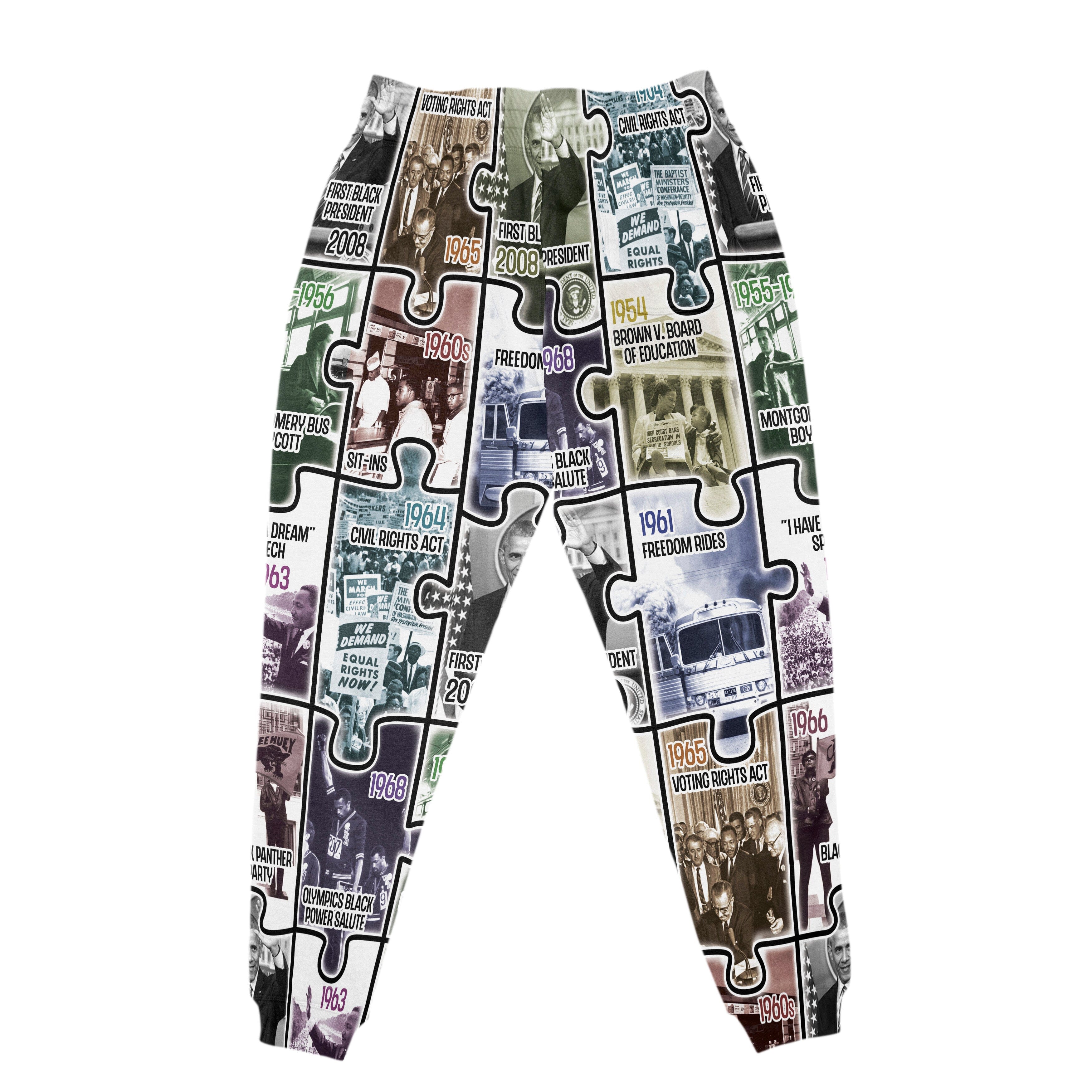 The Civil Rights Journey in Puzzle Joggers Joggers Tianci 