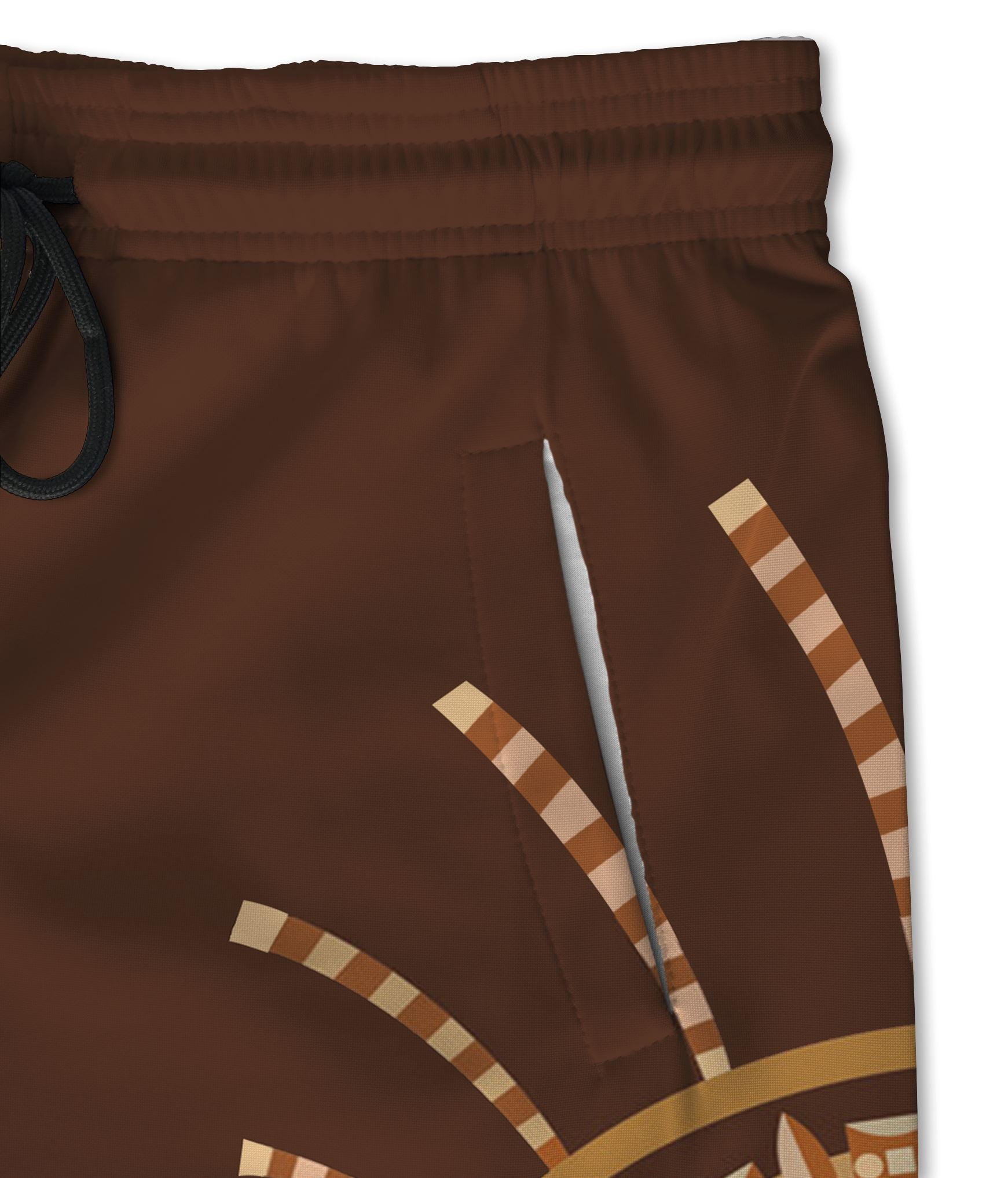 African Mask Printed Mudcloth Joggers Joggers Tianci 