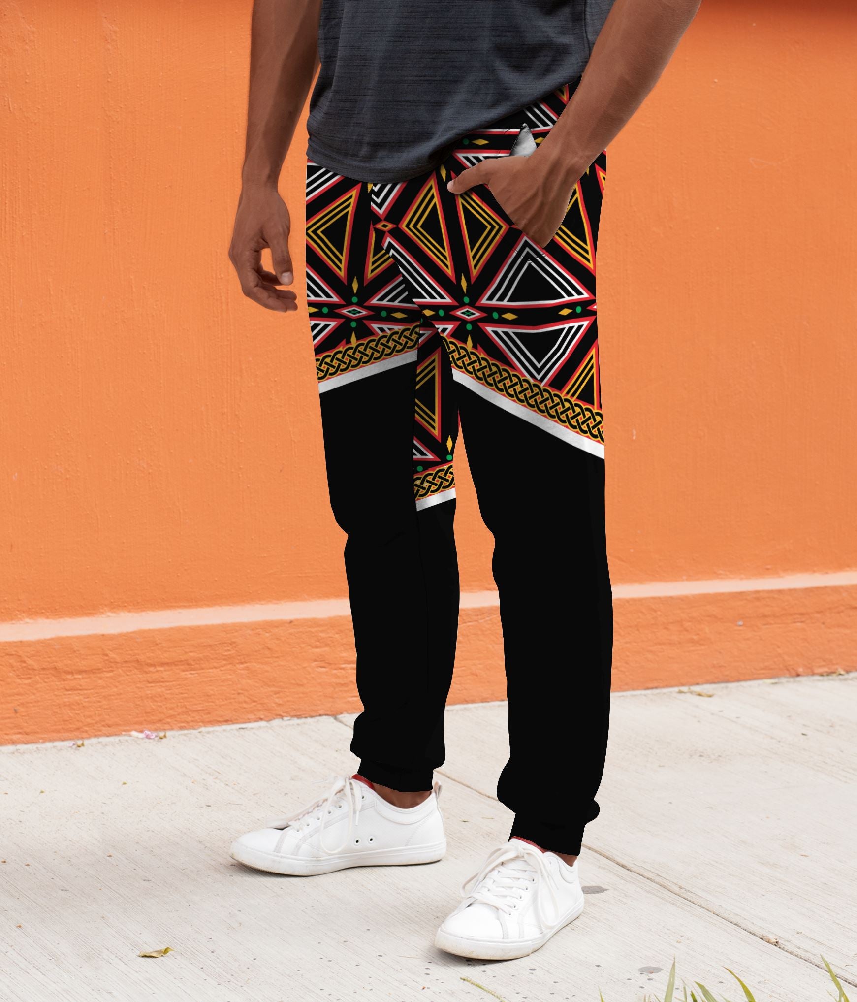 Bamenda African Print Joggers Joggers Tianci 