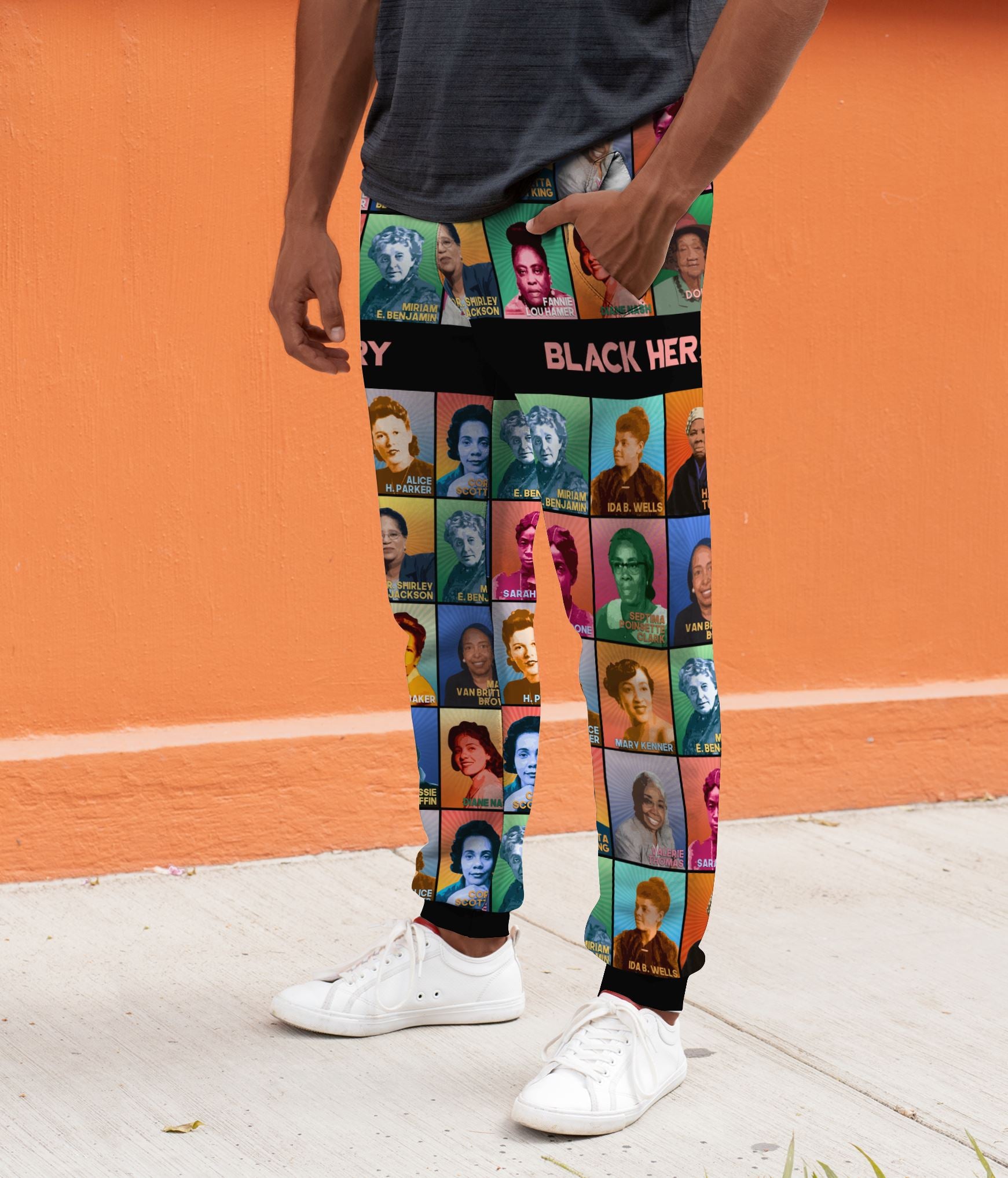 Black Herstory Joggers Joggers Tianci 