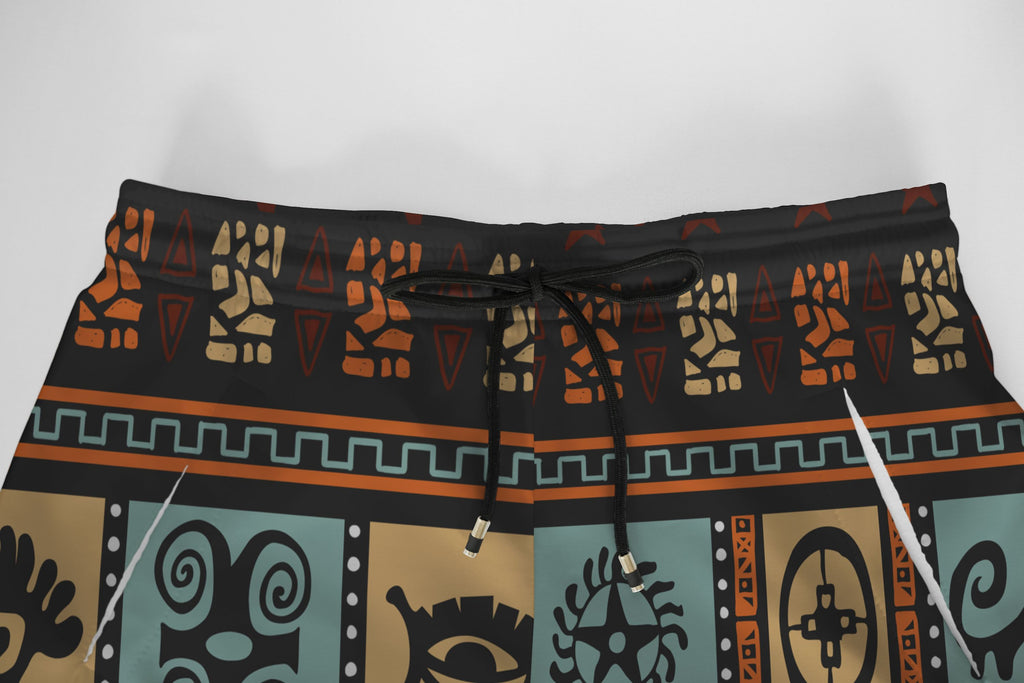 Vintage Adinkra Symbols Joggers Joggers Tianci 