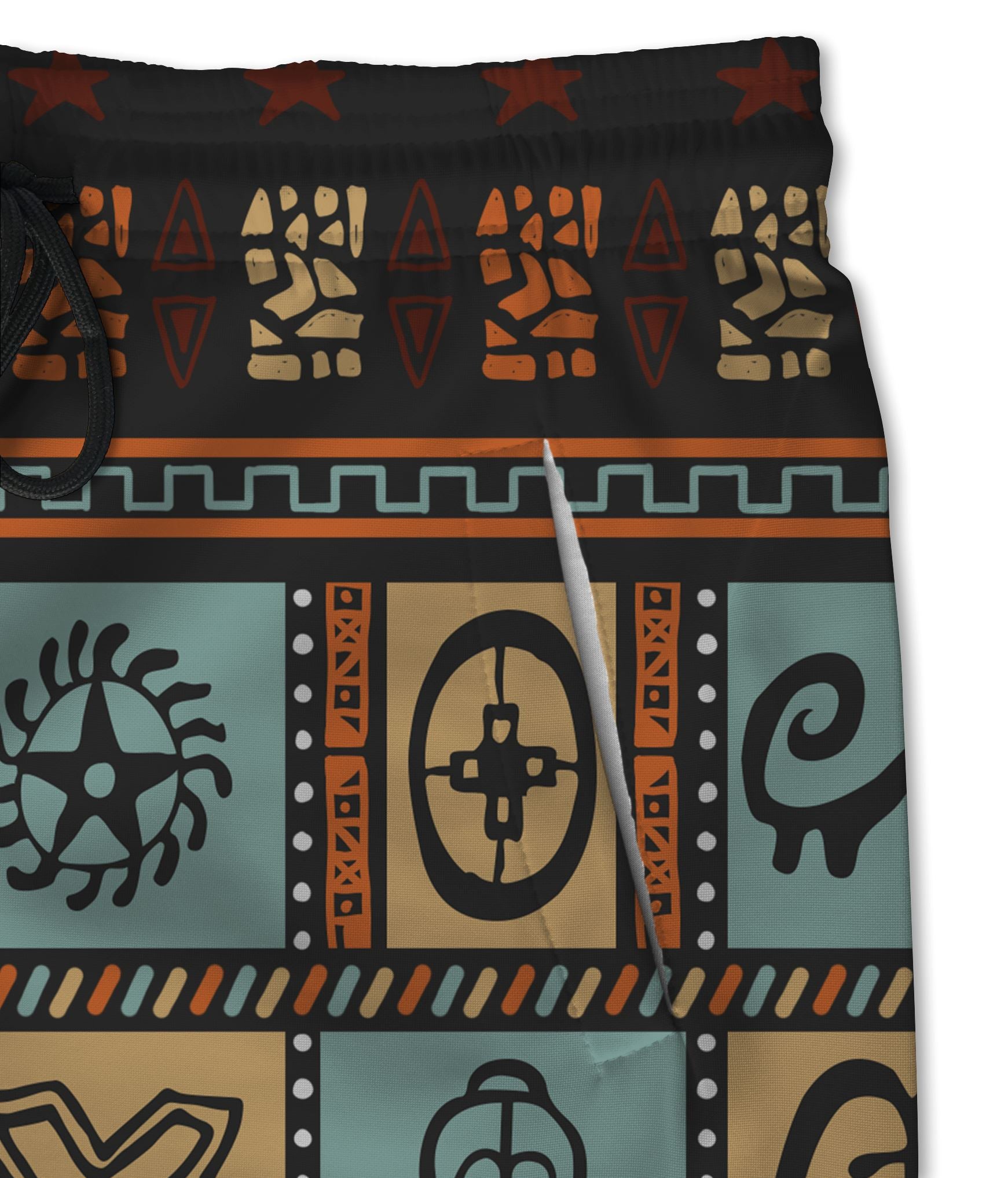Vintage Adinkra Symbols Joggers Joggers Tianci 
