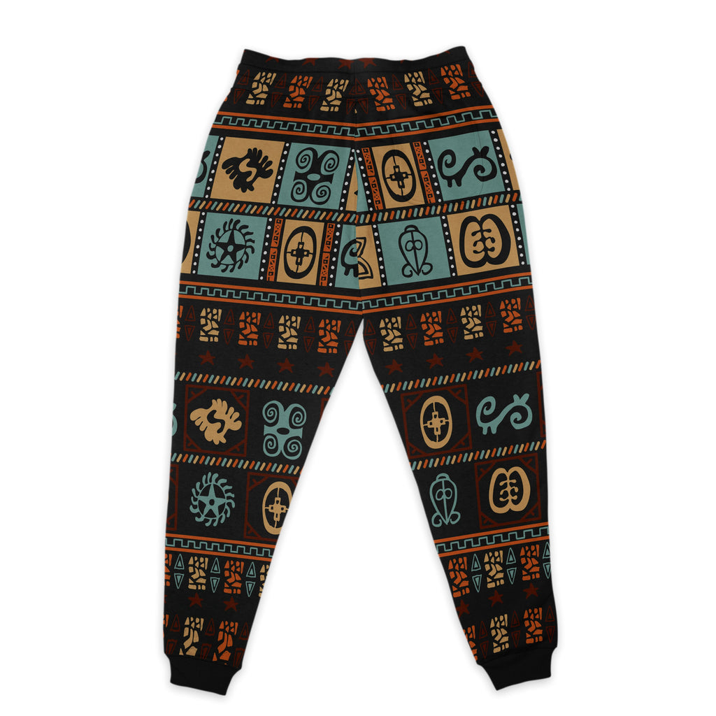 Vintage Adinkra Symbols Joggers Joggers Tianci 
