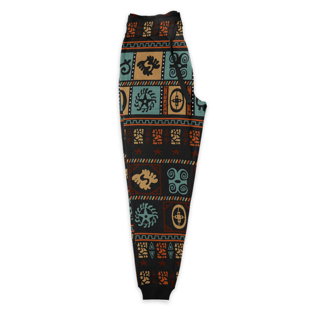 Vintage Adinkra Symbols Joggers Joggers Tianci 