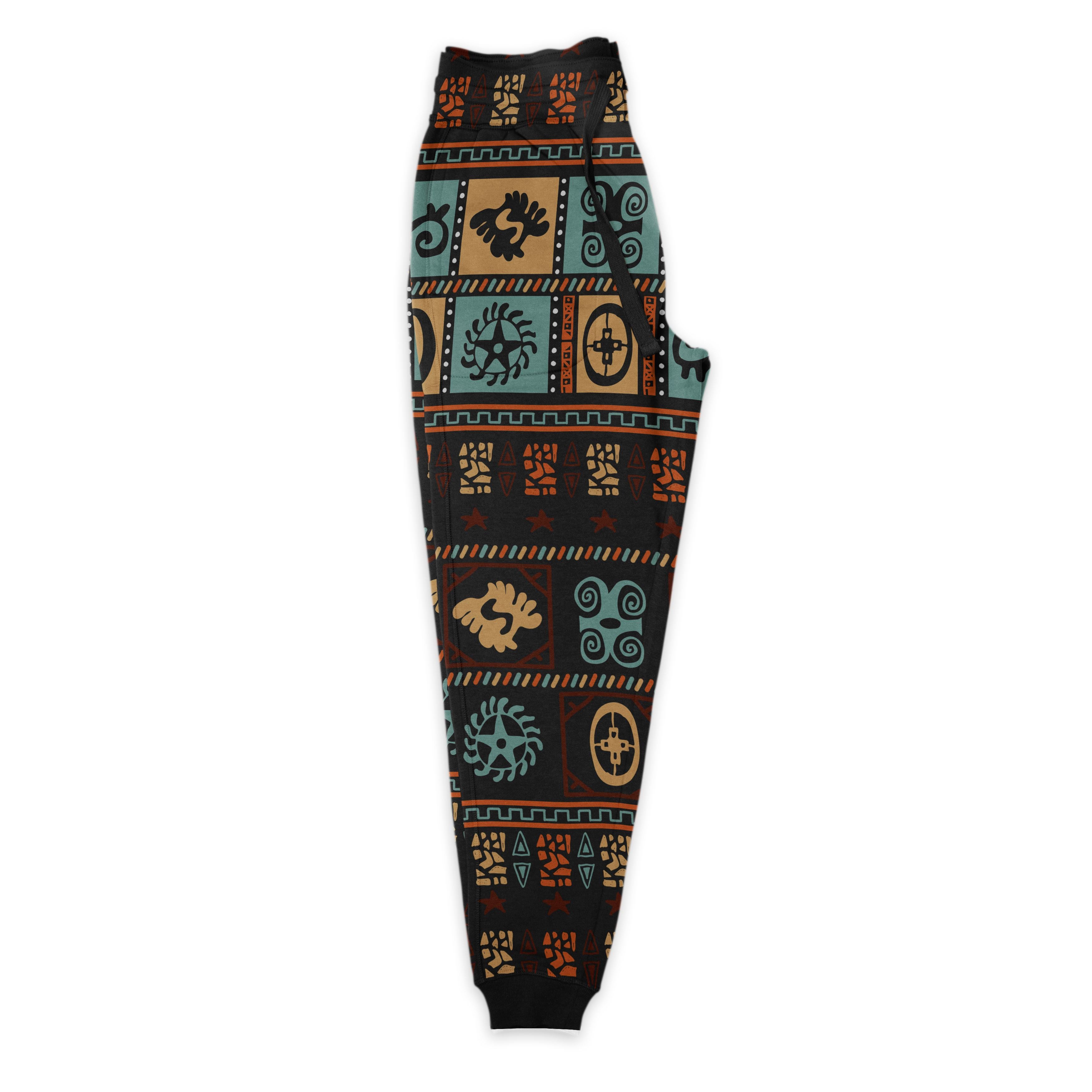 Vintage Adinkra Symbols Joggers Joggers Tianci 