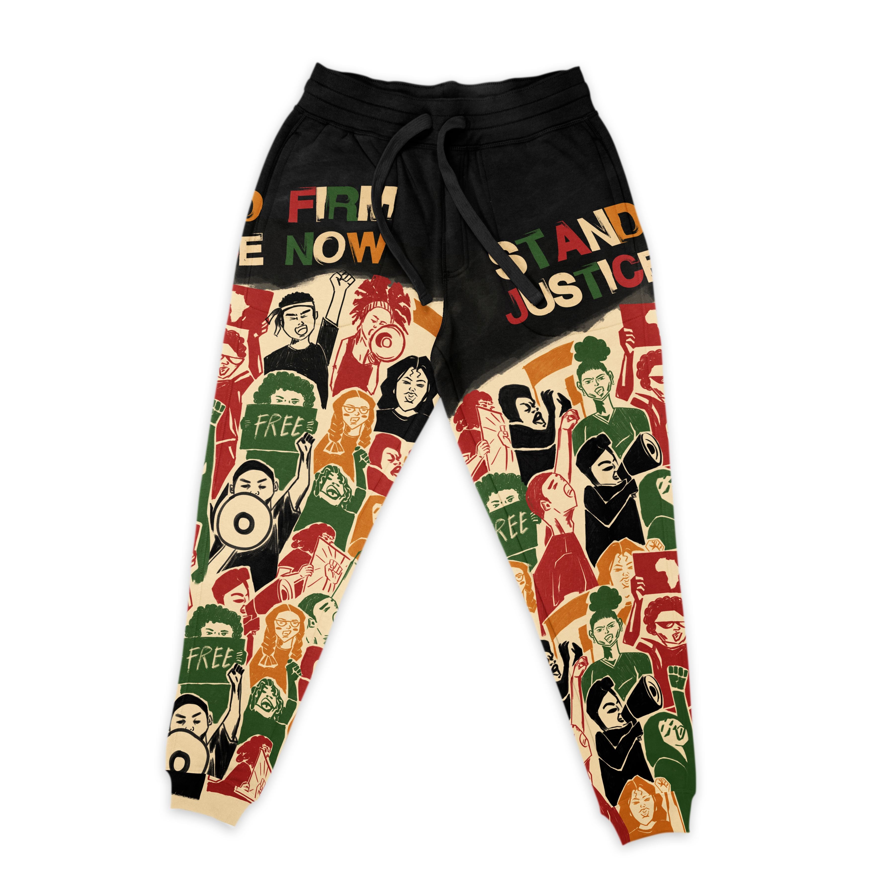 Stand Firm Justice Now Joggers Joggers Tianci 