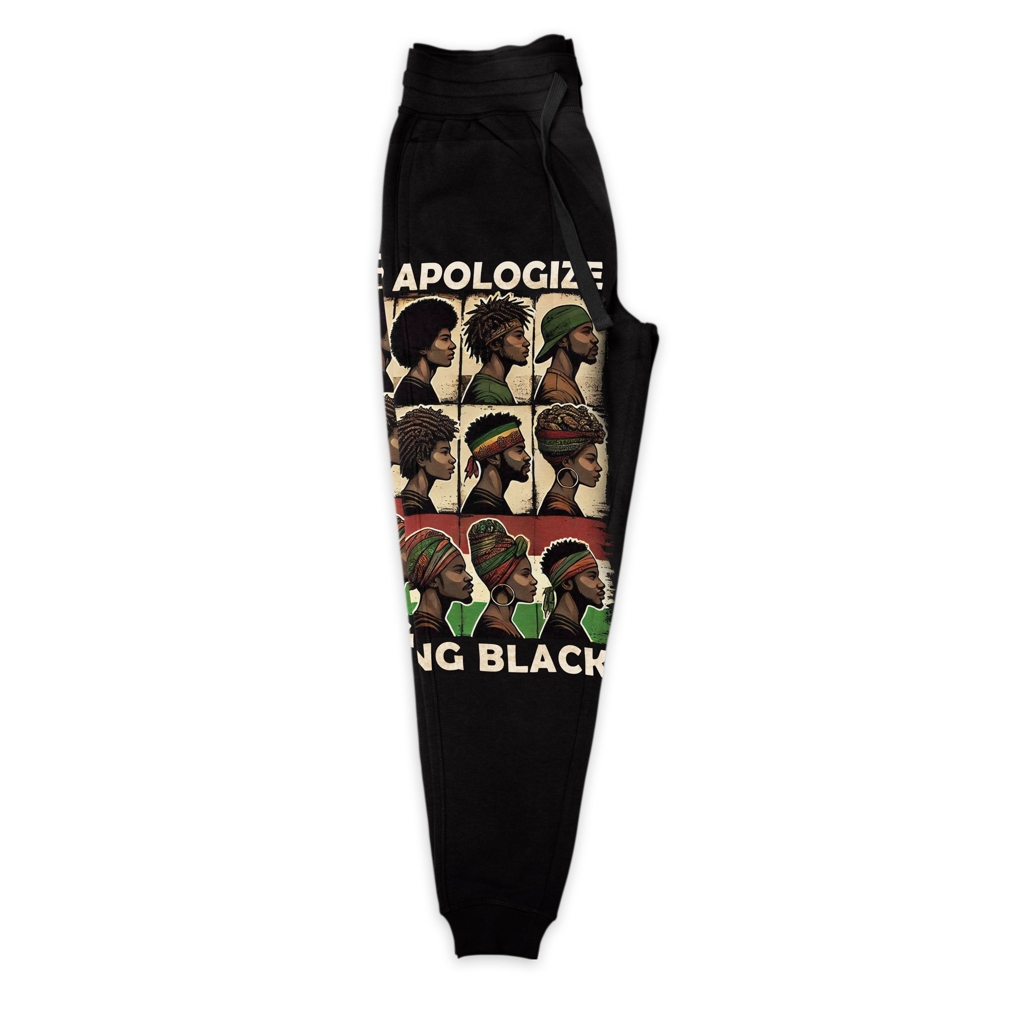 Never Apologize for Being Proudly Black Joggers Joggers Tianci 