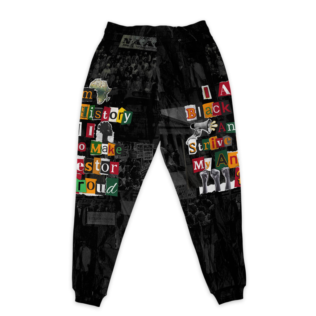 I Am Black History And I Strive To Make My Ancestor Proud Joggers Joggers Tianci 