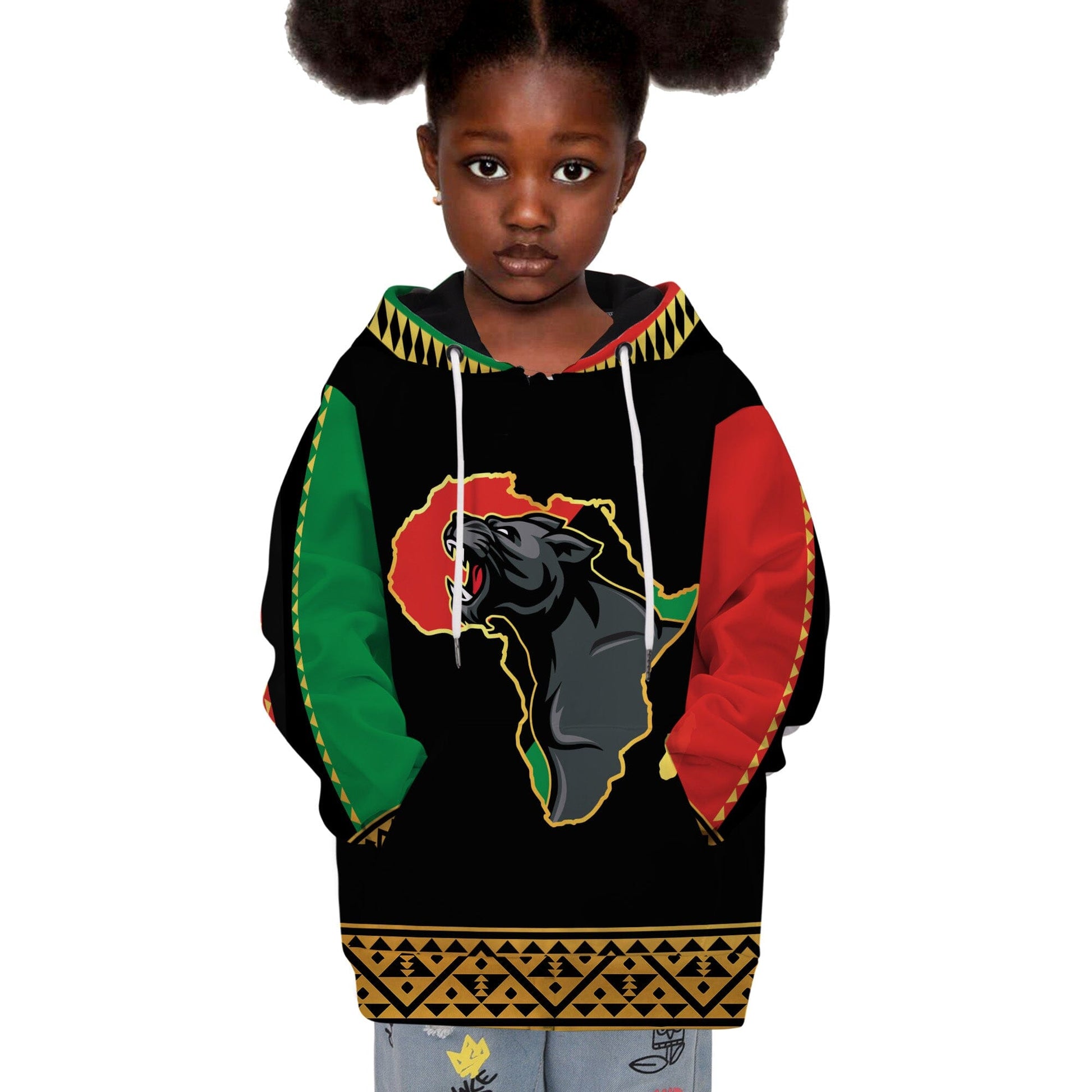 Panther Africa Kid Pullover Hoodie Kid Hoodie Tianci 