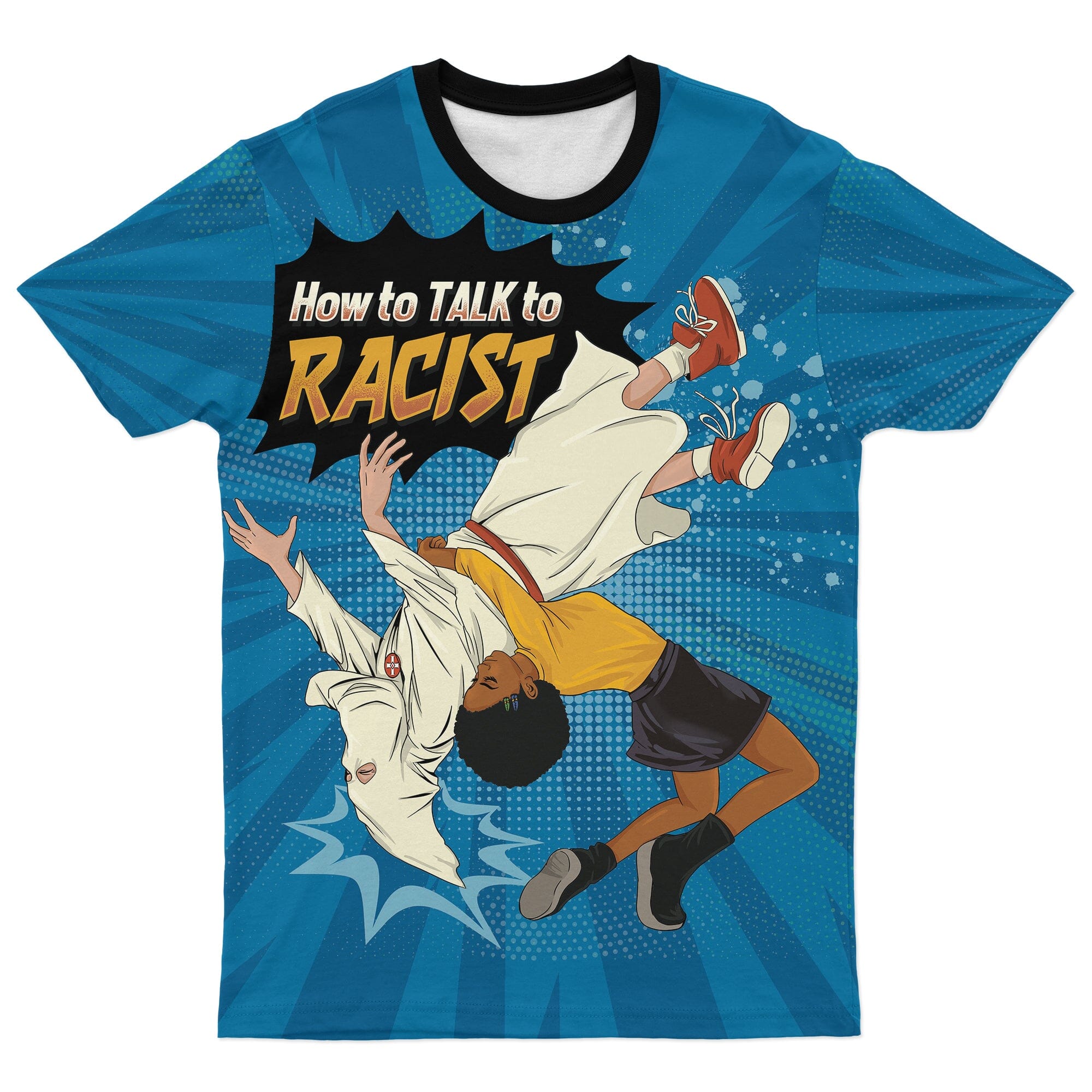How To Talk To A Racist T-Shirt AOP Tee Tianci S 