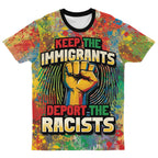 Keep The Immigrants T-Shirt AOP Tee Tianci S 