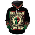 Make Racists Afraid Again All-over Hoodie Hoodie Tianci Pullover S 