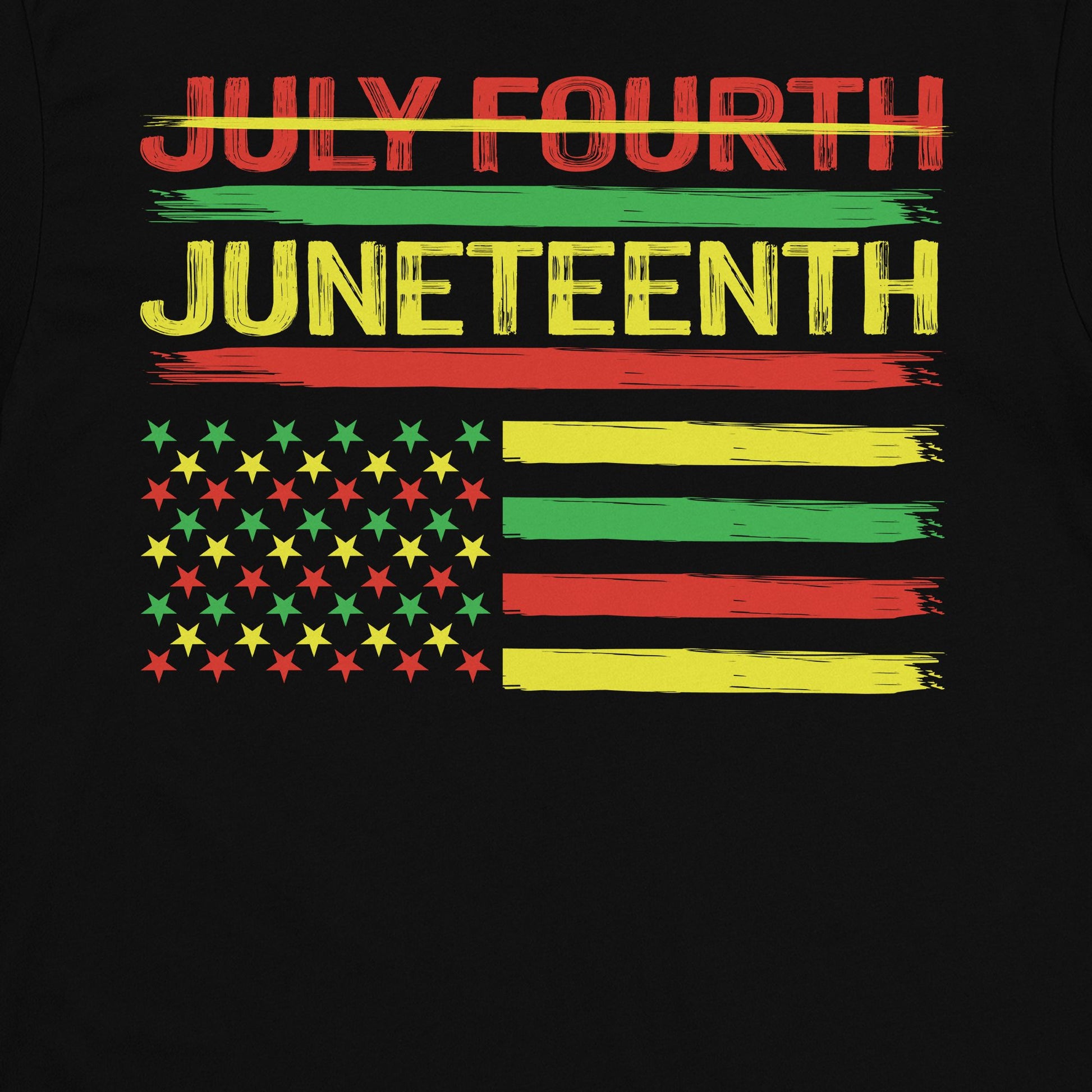 Not July Fourth - Juneteenth T-shirt Apparel Gearment 
