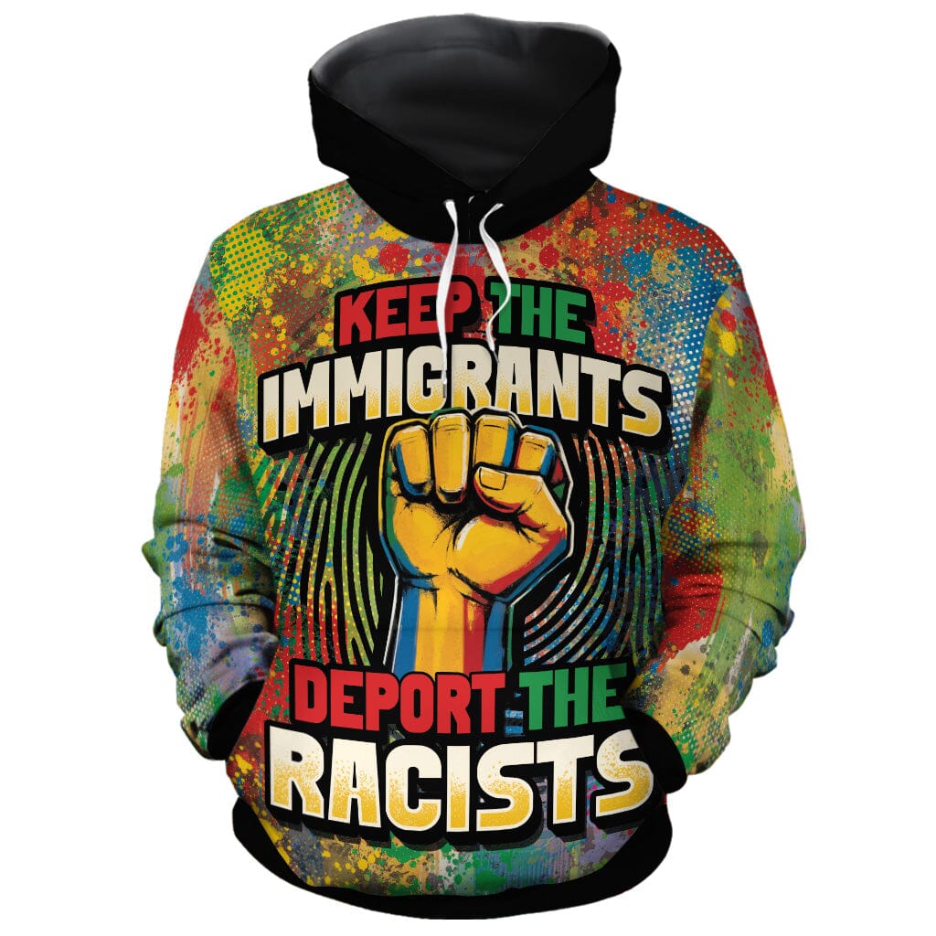 Keep The Immigrants All-over Hoodie Hoodie Tianci Pullover S 