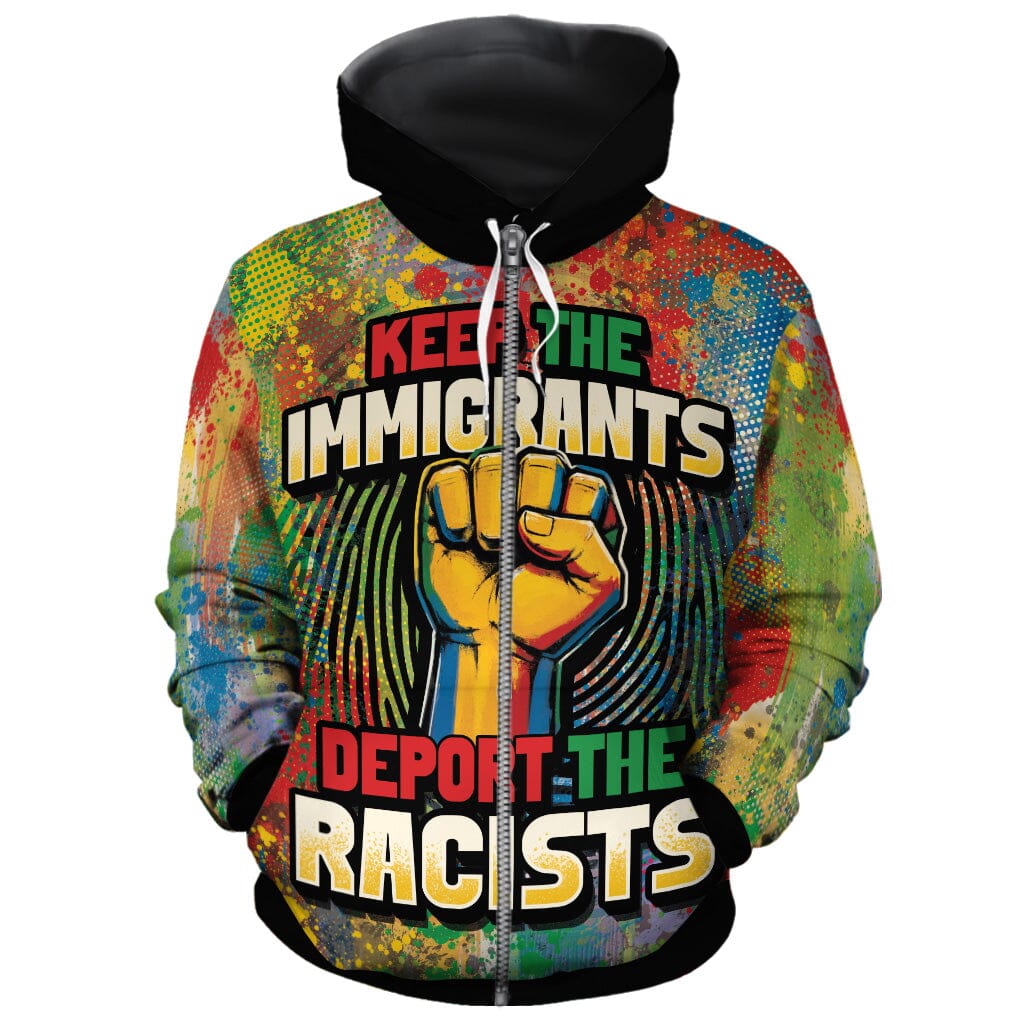 Keep The Immigrants All-over Hoodie Hoodie Tianci Pullover S 