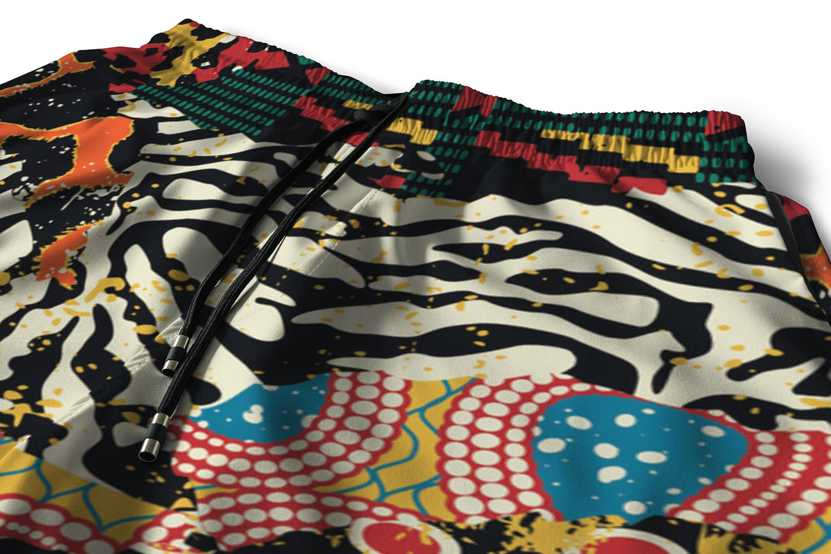 African Patchwork 2 Hawaiian Shirt and Shorts Set Hawaiian Shirt And Shorts Set Tianci 