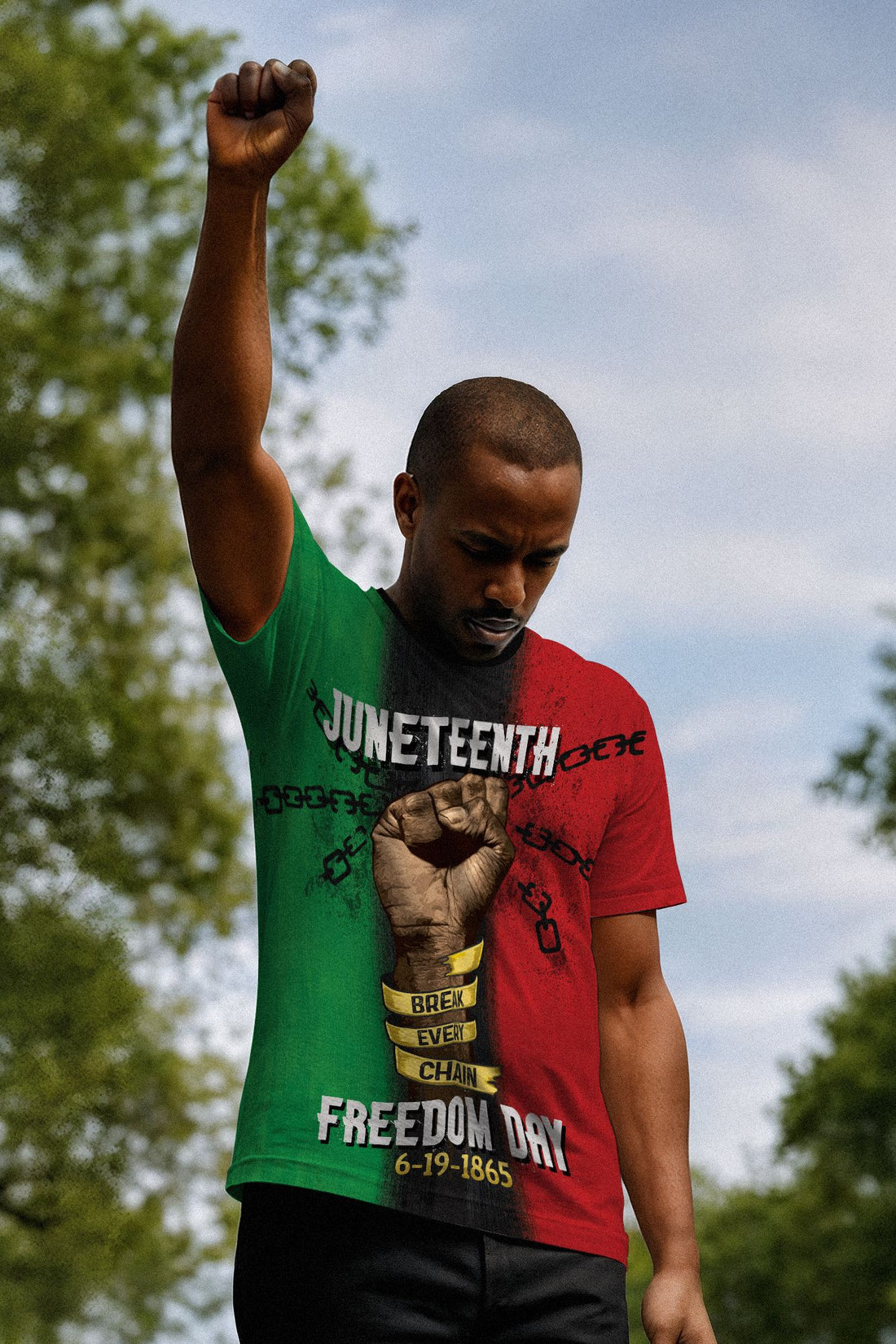 Juneteenth Freedom Day T-shirt AOP Tee Tianci S 
