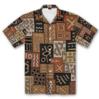 Mudcloth Mosaic Hawaiian Shirt Hawaiian Shirt Tianci 