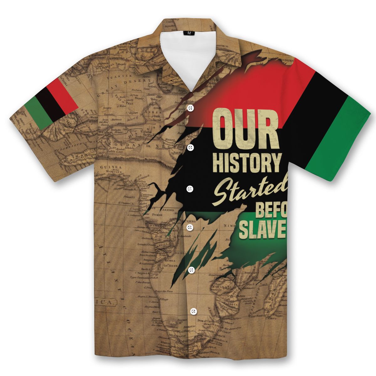 Power African Map Hawaiian Shirt hawaiian shirt Tianci 
