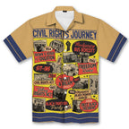 Civil Rights Events in 50s Style Hawaiian Shirt Hawaiian Shirt Tianci 