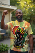 Resilience of Freedom Juneteenth T-shirt AOP Tee Tianci 