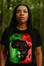 Lion Map T-shirt Apparel Gearment 