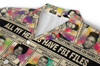 All My Heroes Have FBI Files Hawaiian Shirt and Shorts Set Hawaiian Shirt And Shorts Set Tianci 