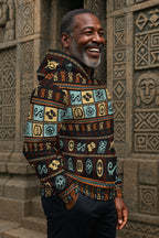 Vintage Adinkra Symbols All-over Hoodie Hoodie Tianci 