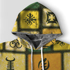 Adinkra Symbols Premium Hoodie Fleece Hoodie Zootop Bear 