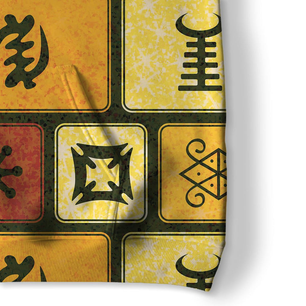 Adinkra Symbols Premium Hoodie Fleece Hoodie Zootop Bear 