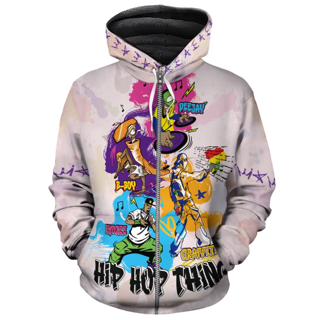 4 Elements Of Hip Hop Premium Hoodie Fleece Hoodie Zootop Bear 