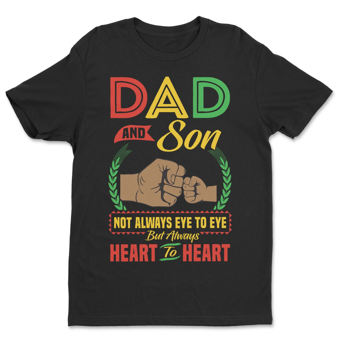 Dad & Son T-shirt Apparel Gearment Standard - Soft Feel & Modern Fit Black S